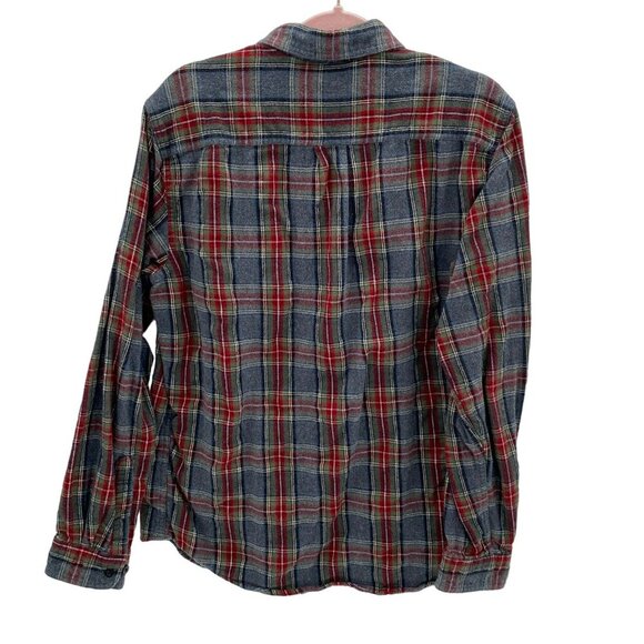 L.L. Bean Traditional Fit Plaid Button Down Long Sleeve Flannel Shirt Men's SZ M - Picture 5 of 5